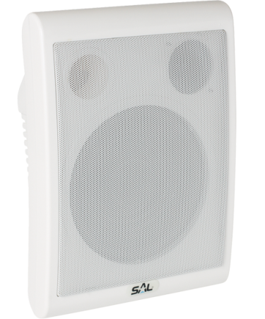 SAL Zvučnik zidni 10W, 110V, 165mm, 8 Ohm, bijela boja - WAS 2