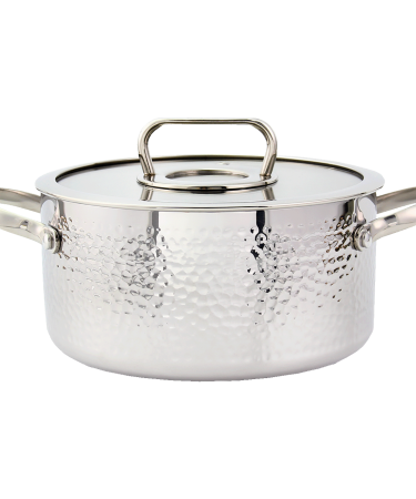 Zilan Lonac sa staklenim poklopcem, 24 cm, troslojno posuđe - ZLN1320