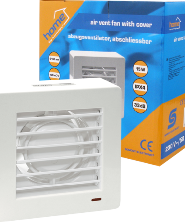 home Aspirator ugradbeni za ventilaciju 150x150mm - EVZ 100/S