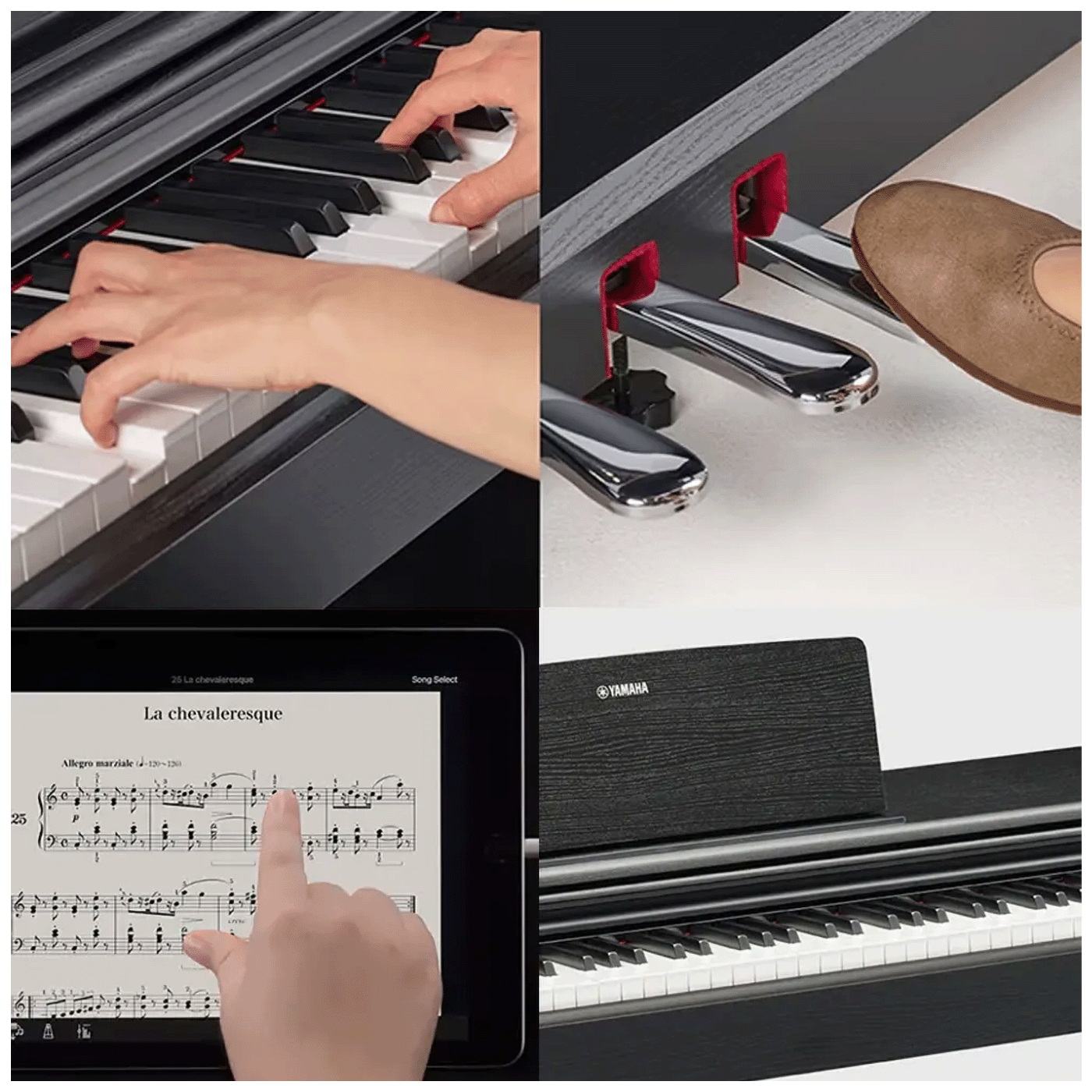 Yamaha Digitalni klavir, 88 tipki, 2 x 6W, 2 x 12 cm zvučnici - YDP-105B - Image 4