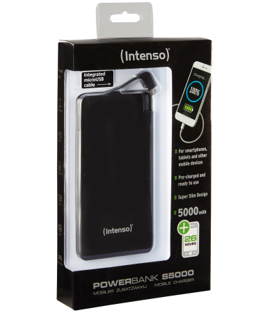 (Intenso) Punjač prijenosni za mobitele i tablete 5000mAh, slim - POWERBANK slim 5000
