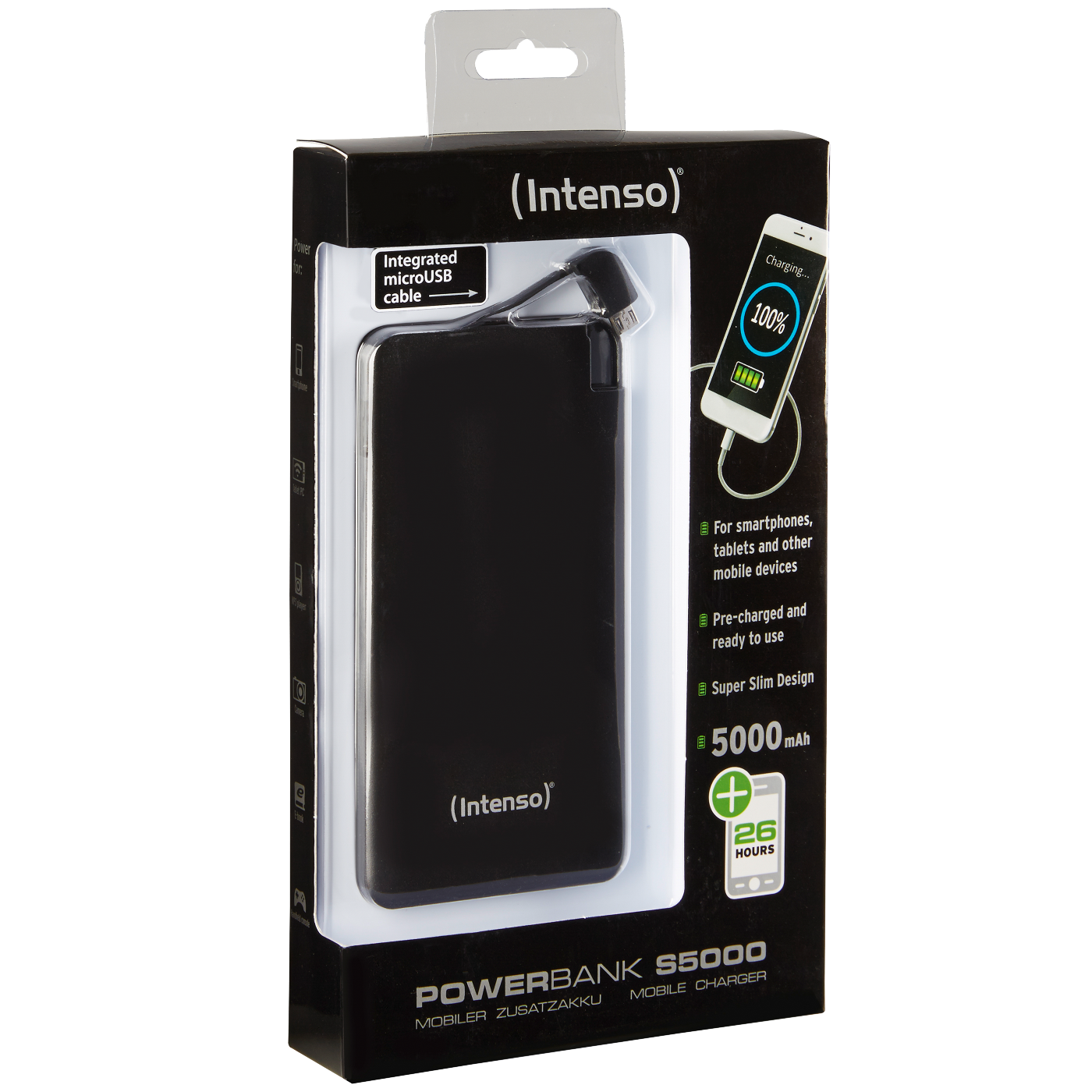 (Intenso) Punjač prijenosni za mobitele i tablete 5000mAh, slim - POWERBANK slim 5000