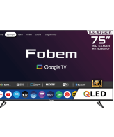 Fobem Televizor Smart QLED 4K UltraHD 75", Google TV - MT75EG8000QF