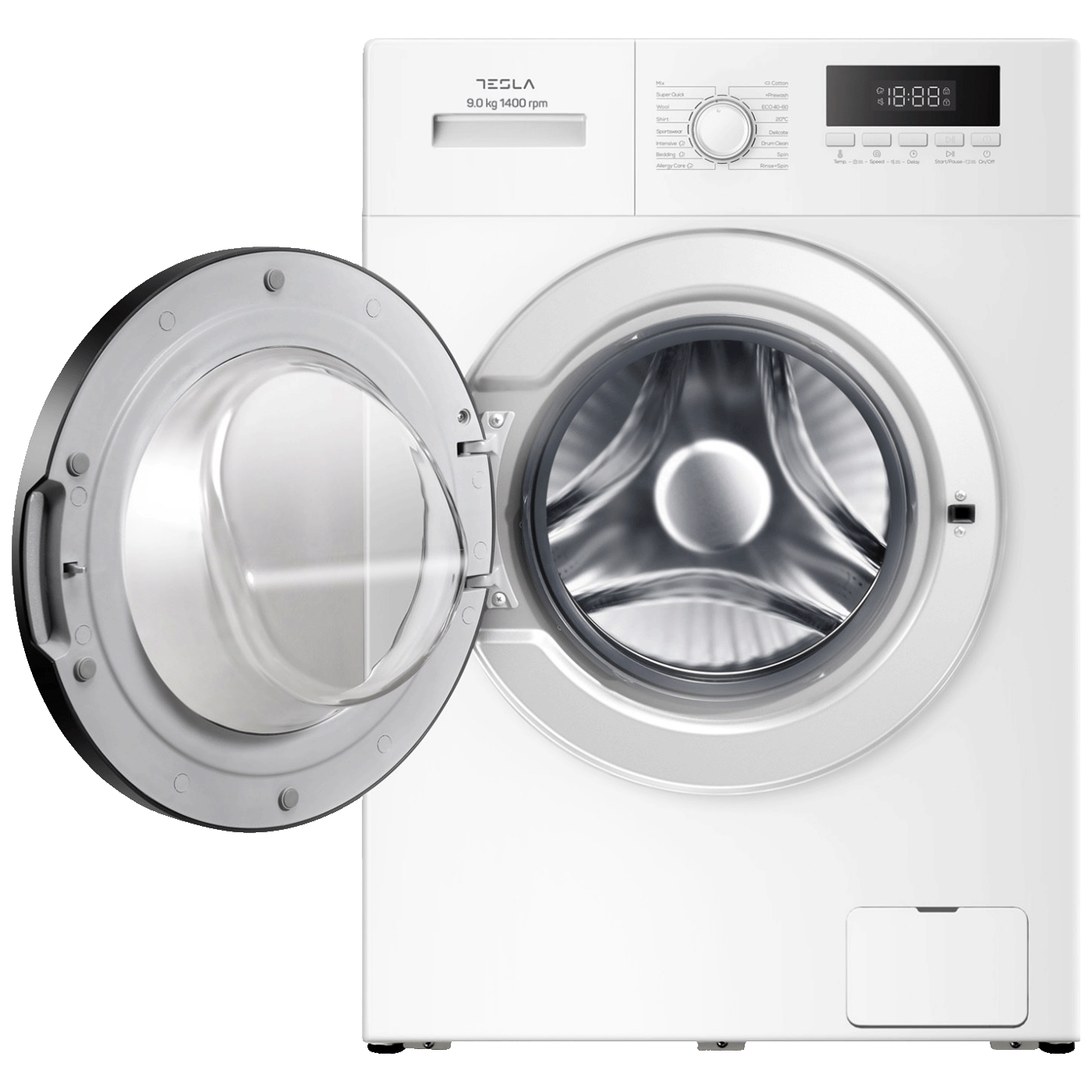 Tesla Mašina za veš, 1400 obrtaja, 9 kg veša, Inverter, A - WF91430T - Image 3