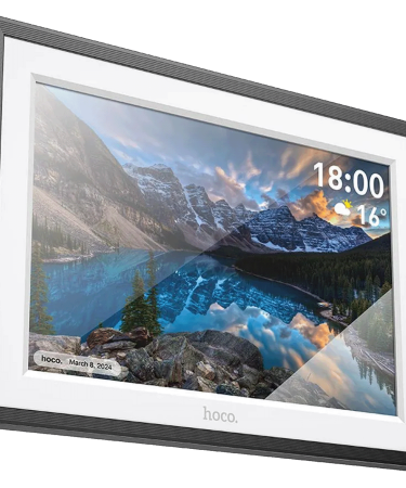 hoco. Digitalni foto okvir 10", LCD touch panelWiFi, microUSB - HI13