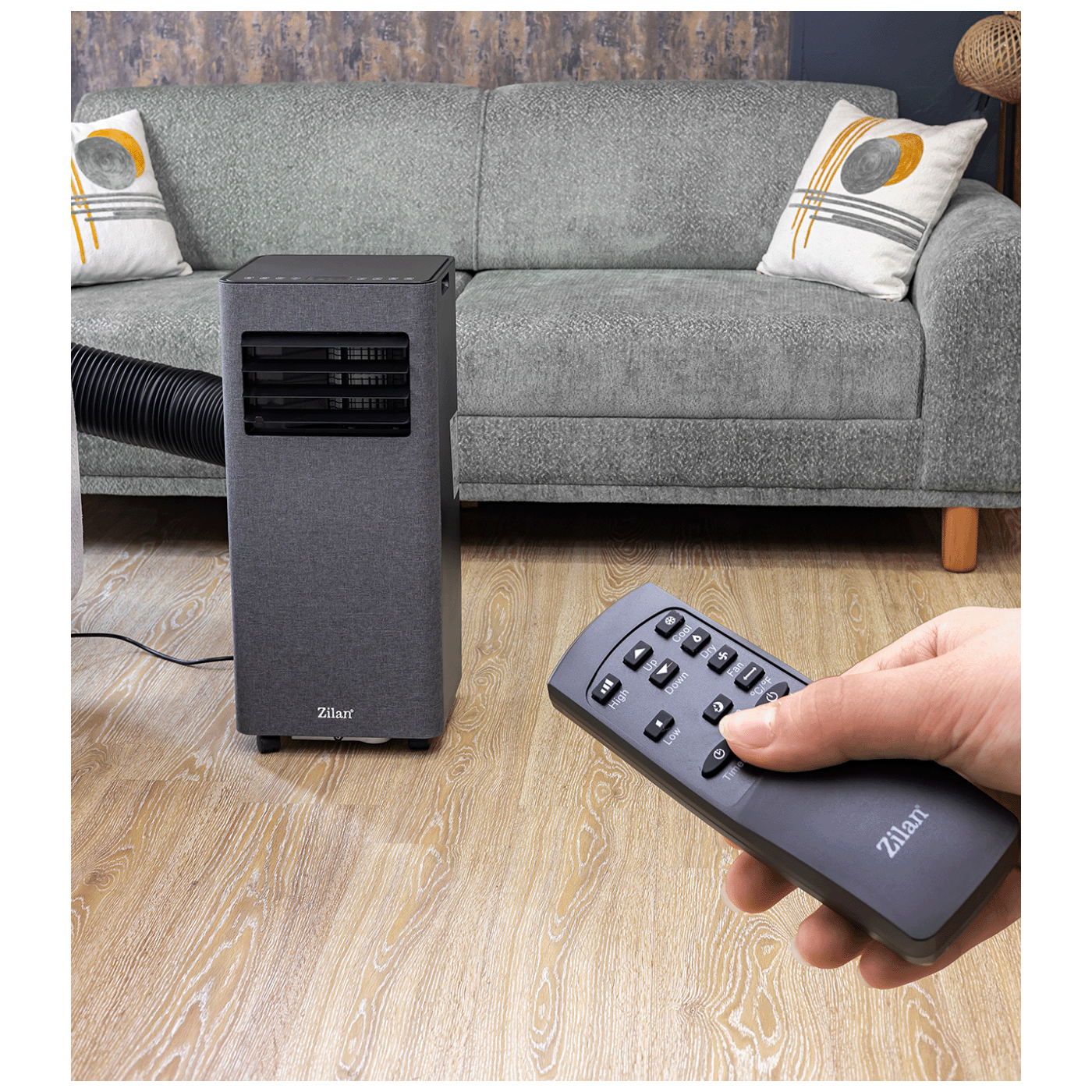 Zilan Prijenosni/Mobilni klima uređaj, 3u1, 9000 Btu, 1000W, WiFi - ZLN2617 - Image 7