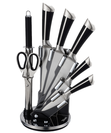 Zilan Noževi, set sa stalkom, 8/1 - ZLN1634