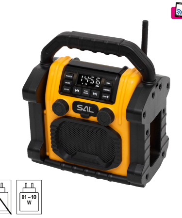 SAL Zvučnik bežični, Bluetooth, Power Bank, FM, 10W - BTWORKPRO