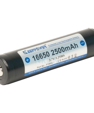 XTAR Baterija akumulatorska, 16650, 3.7V, 6A, 2500mAh - K16650-2500