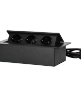 Orno Produžni kabel sa 3 x Schuko utičnice, ugradbena - OR-GM-9033(GS)/B