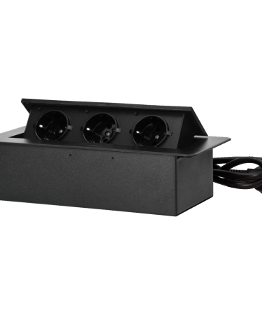 Orno Produžni kabel sa 3 x Schuko utičnice, ugradbena - OR-GM-9033(GS)/B