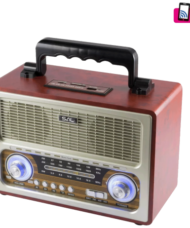 SAL Retro radio + BT bežični zvučnik, 4in1, FM, MP3, AUX - RRT3
