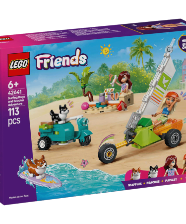 Lego Pustolovina na skuteru sa psima surferima, LEGO Friends