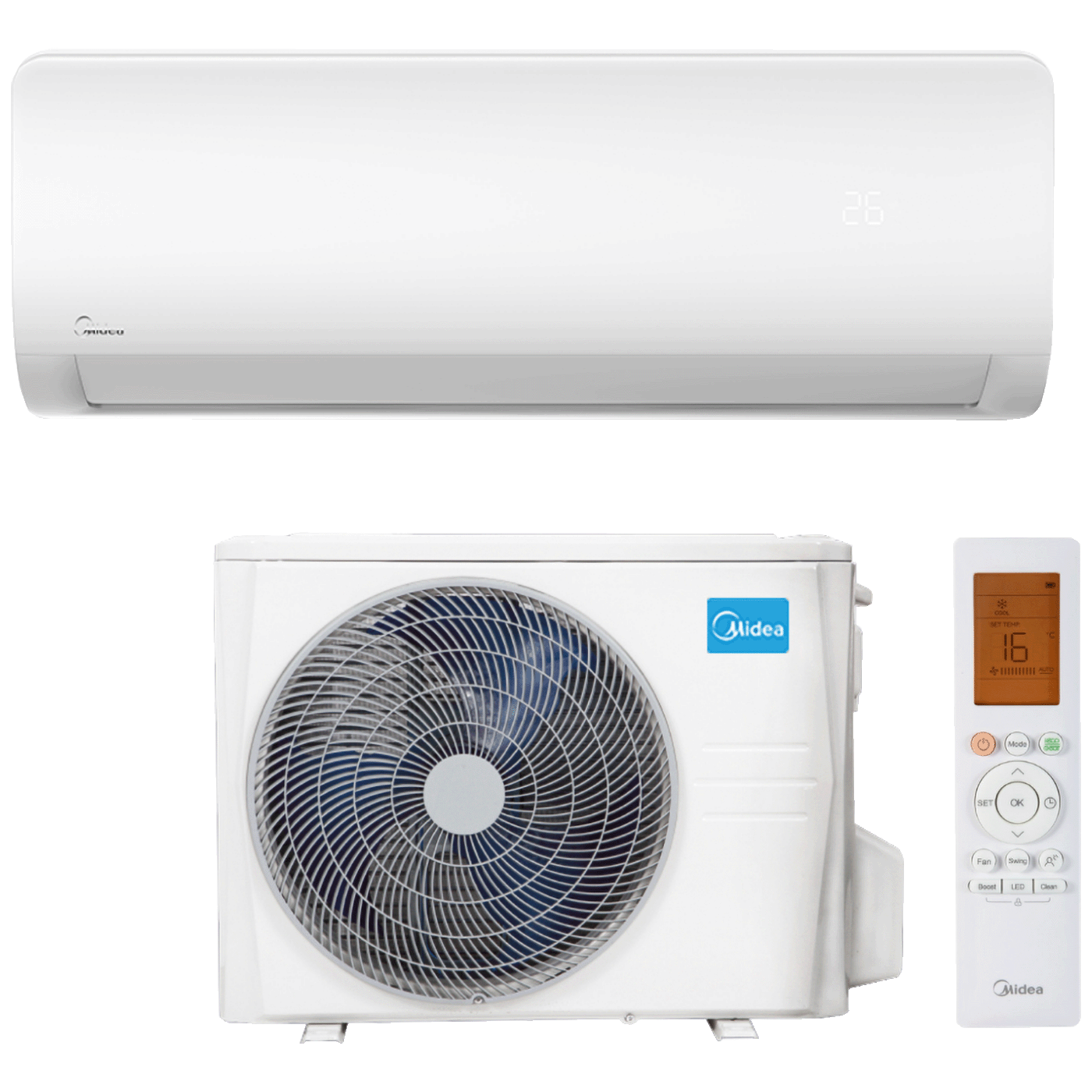 Midea Klima uređaj, split sistem, 9000 Btu, -20°C, R32, WiFi, A++ - Xtreme Save Pro; MGP2X-09-SP - Image 4