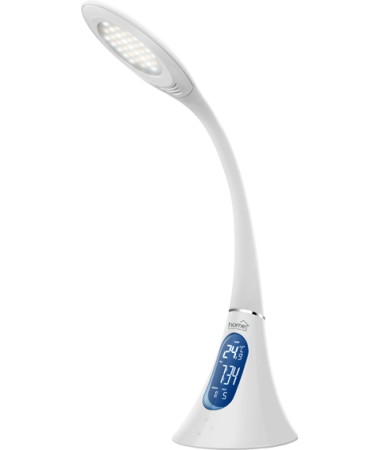 home Lampa, LED, stolna, sat, termometar - LA 6