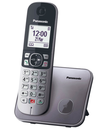 Panasonic Telefon bežični, DECT, 1,8" LCD zaslon, spikerfon - KX-TG6811FXM