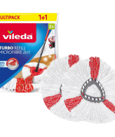 Vileda Zamjenska krpa za čišćenje poda, 2 kom. - Turbo Mop Refill 2in1, 2X