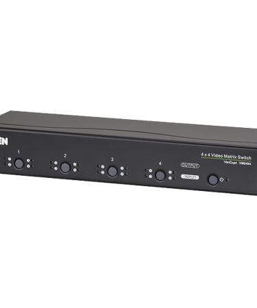 Valueline VGA switch, 4 x 4 audio/video + RS232 - VM0404-AT-G