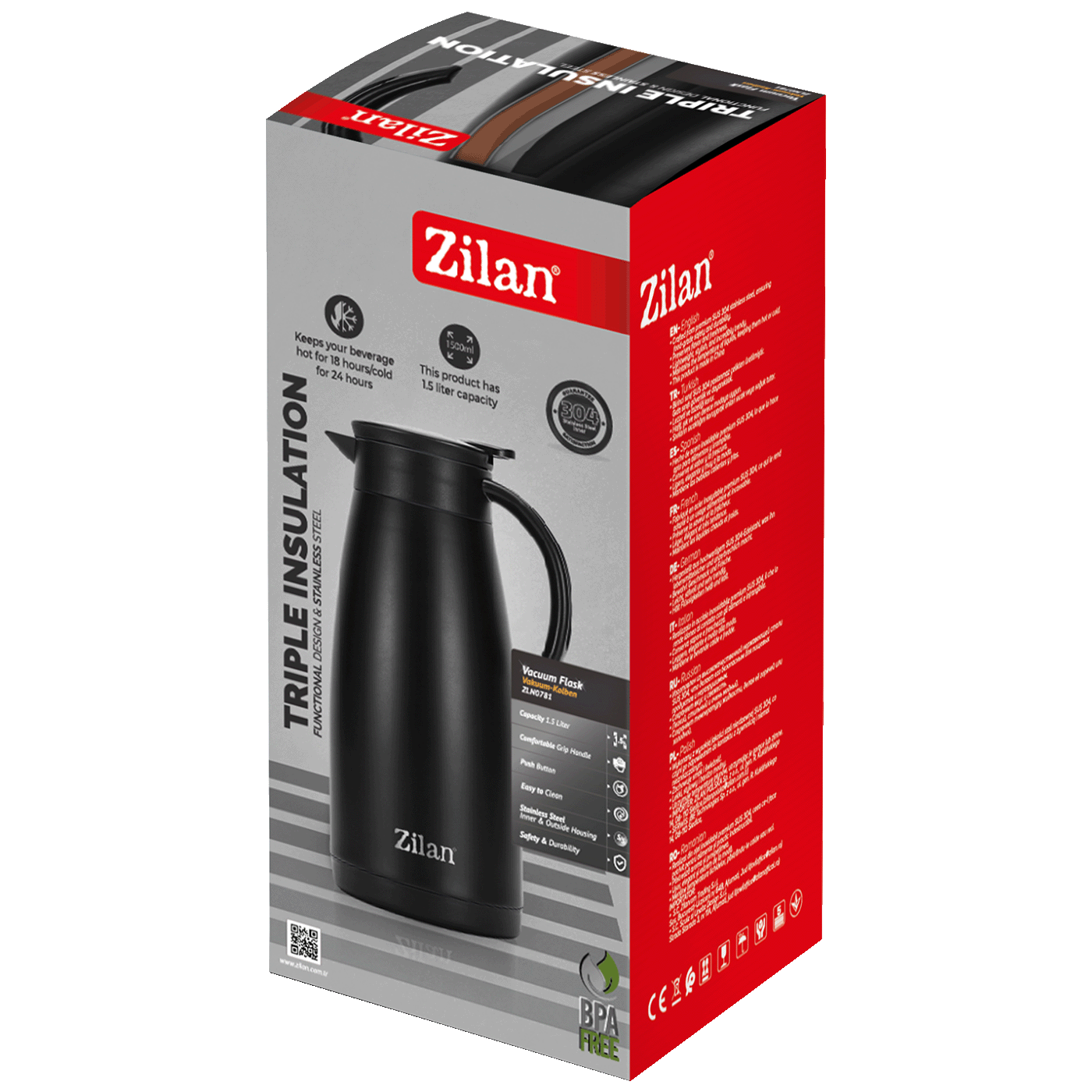 Zilan Termos boca, 1500 ml - ZLN0781 - Image 4