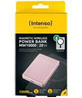 (Intenso) Prijenosni punjač, MagSafe, 10000mAh, bežični - POWERBANK MW10000 Rose
