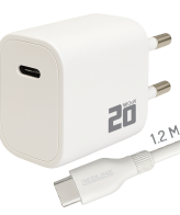 REDLINE Punjač sa USB-C to USB-C kablom, brzi, 20W - PD202C+CC1.2M