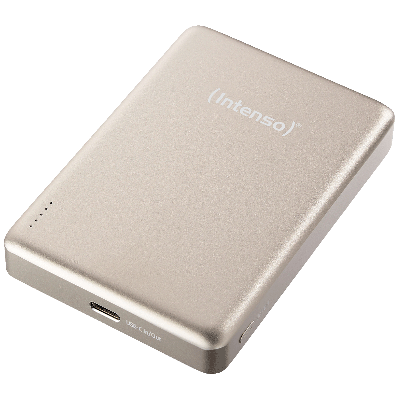 (Intenso) Prijenosni punjač, MagSafe, 10000mAh, bežični - POWERBANK MW10000 Champagne - Image 5