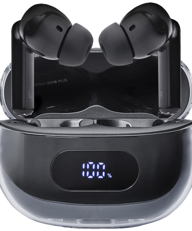 (Intenso) Slušalice bežične sa kutijicom za punjenje, ANC, Bluetooth - Buds Plus T310AE Black