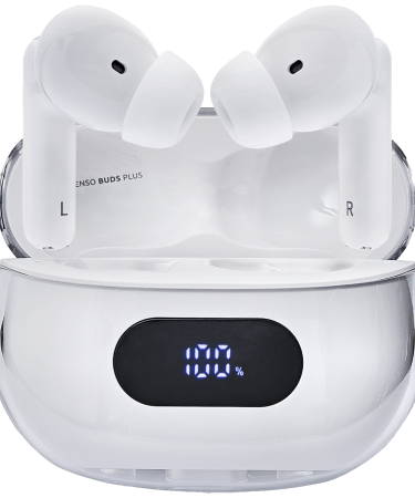 (Intenso) Slušalice bežične sa kutijicom za punjenje, ANC, Bluetooth - Buds Plus T310AE White