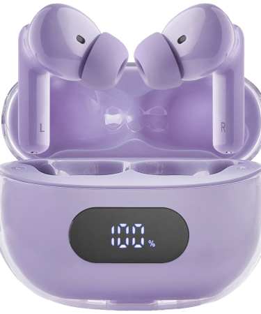 (Intenso) Slušalice bežične sa kutijicom za punjenje, ANC, Bluetooth - Buds Plus T310AE Purple