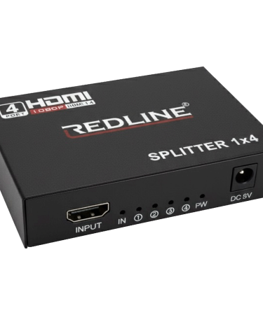 REDLINE HDMI razdjelnik, 1 ulaz - 4 izlaza - HS-4