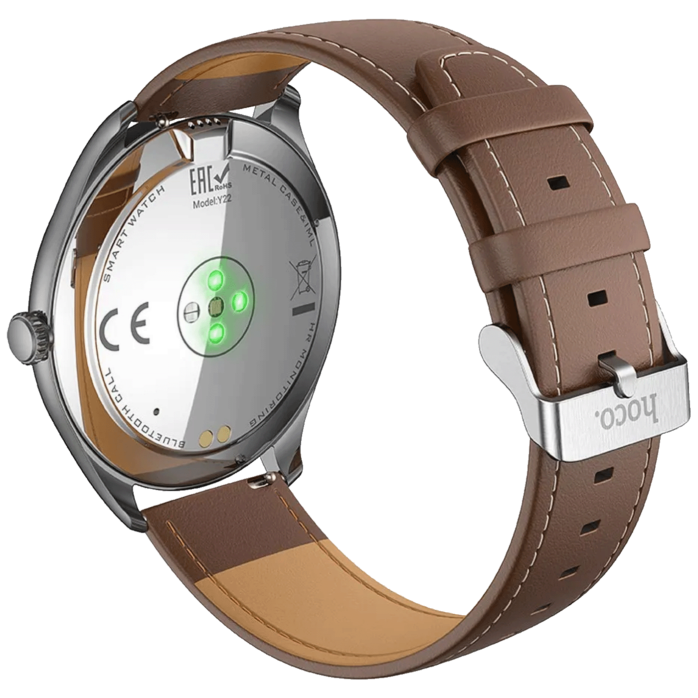 hoco. Pametni sat, 1.43" AMOLED, Bluetooth, IP67 - Y22 Silver - Image 2