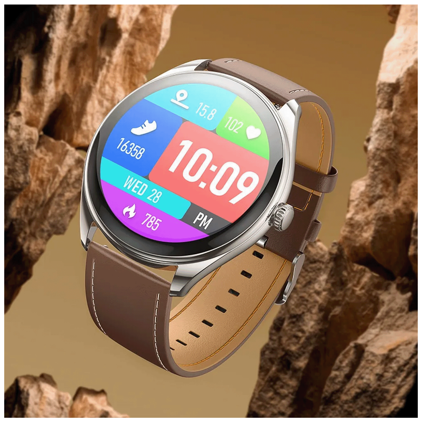 hoco. Pametni sat, 1.43" AMOLED, Bluetooth, IP67 - Y22 Silver - Image 5