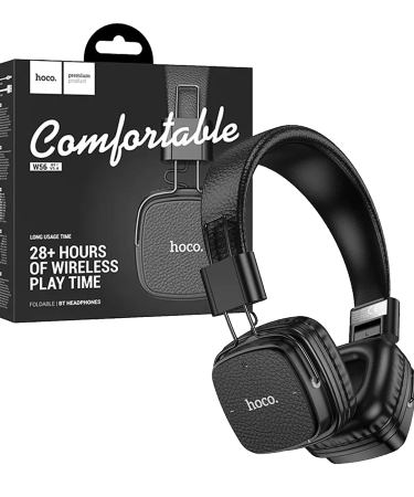 hoco. Bežične/žične slušalice, Bluetooth, AUX - W56 Earl, Black