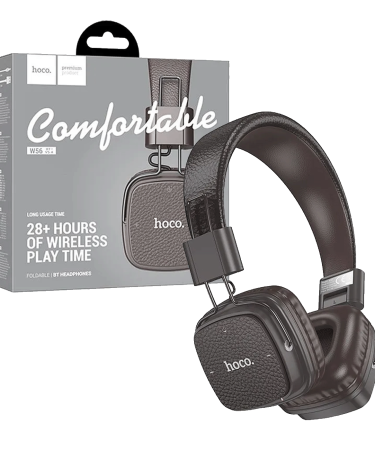 hoco. Bežične/žične slušalice, Bluetooth, AUX - W56 Earl, Brown