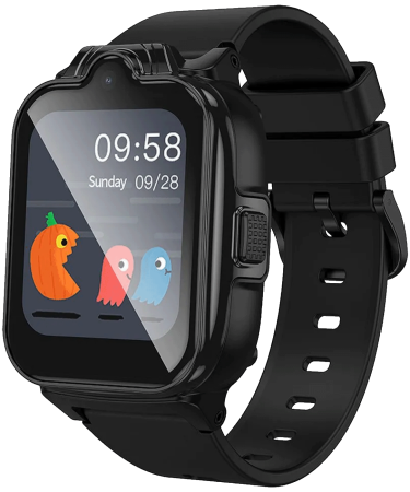 hoco. Pametni sat za djecu, 1.69" 4G GPS, WiFi - Y104 4G, Black