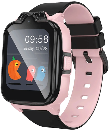 hoco. Pametni sat za djecu, 1.69" 4G GPS, WiFi, pink/crna - Y104 4G, Pink