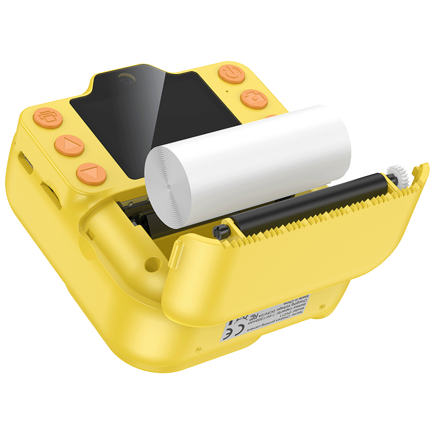 hoco. Dječija kamera sa printerom, 2" IPS LCD, 1080p - DV211 Yellow - Image 4