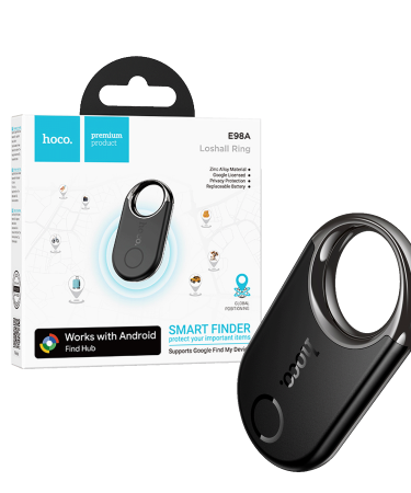 hoco. Inteligentni lokator uređaja, Google Find My Device - E98A Starry, Black