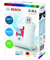 Bosch Vrećice za Bosch usisavače PowerProtect Type G ALL, 4 kom. - BBZ41FGALL