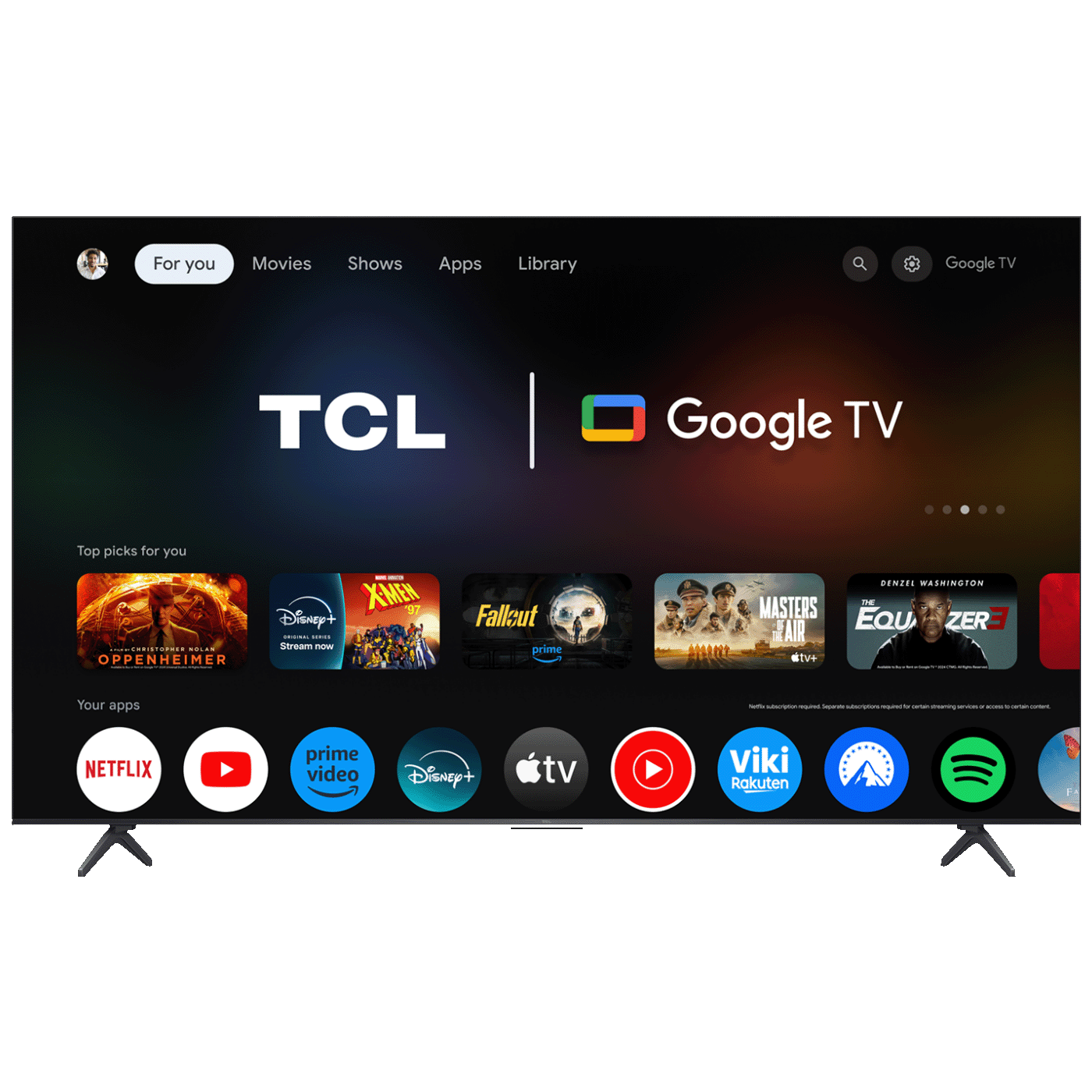 TCL Televizor Smart C6K Premium QD-MiniLED 4K 55", Google TV - 55C6K - Image 2