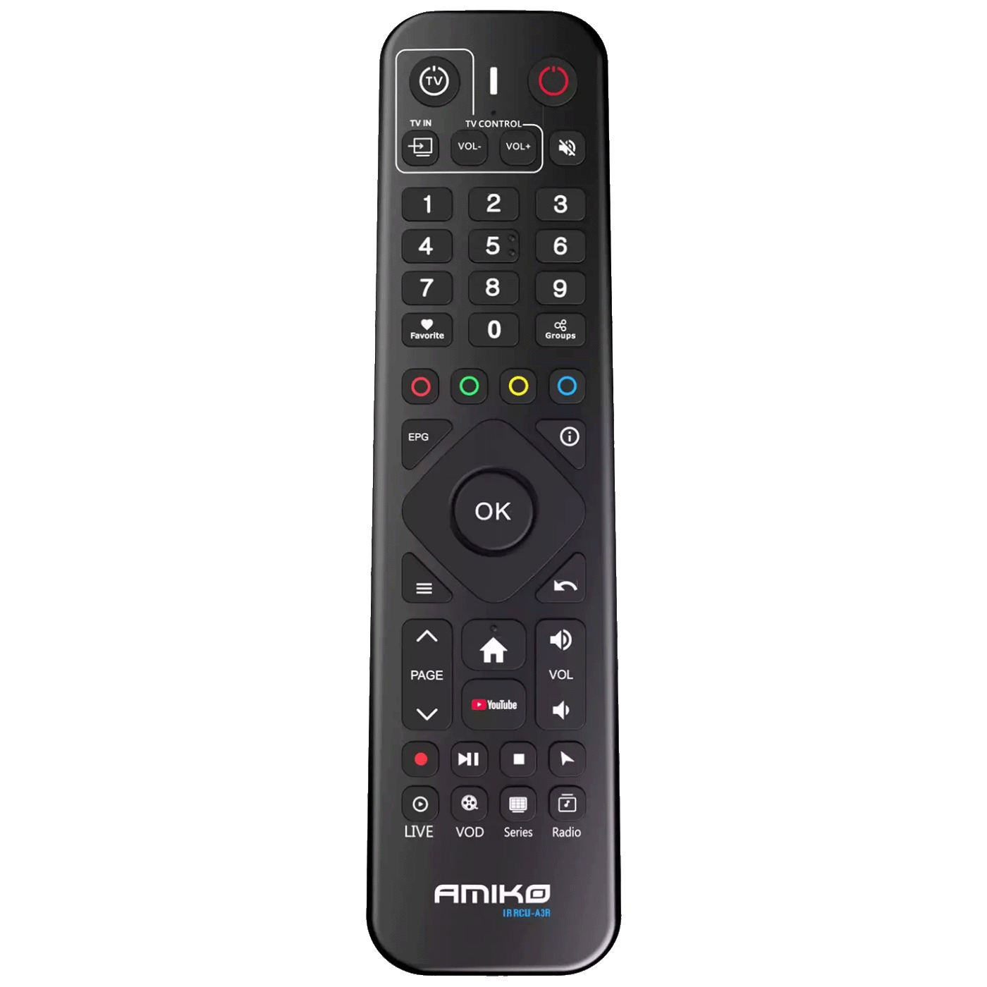 Amiko Prijemnik IPTV, Android OS, 2/16GB, 4K, WiFi Dual Band, BT - A14 GREEN - Image 5