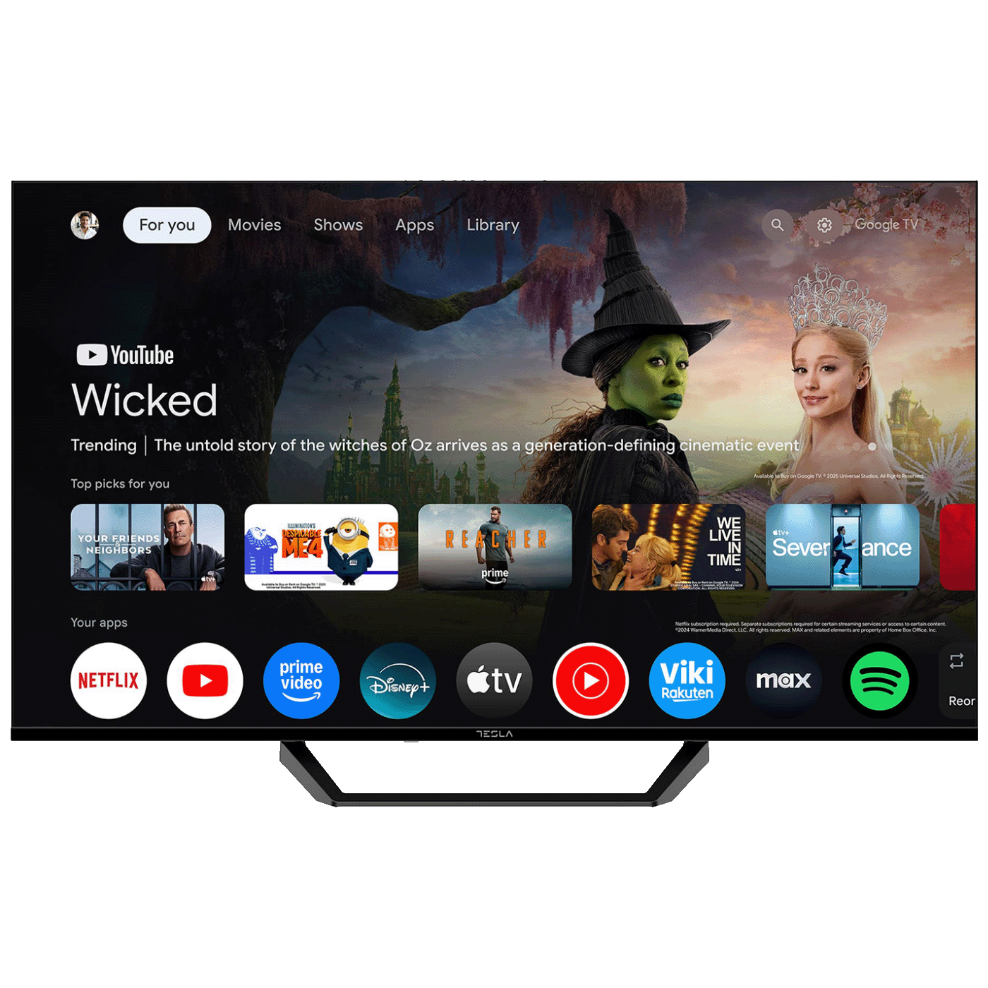 Tesla Televizor Smart LED FullHD 43", Google TV - 43E655BFS - Image 2