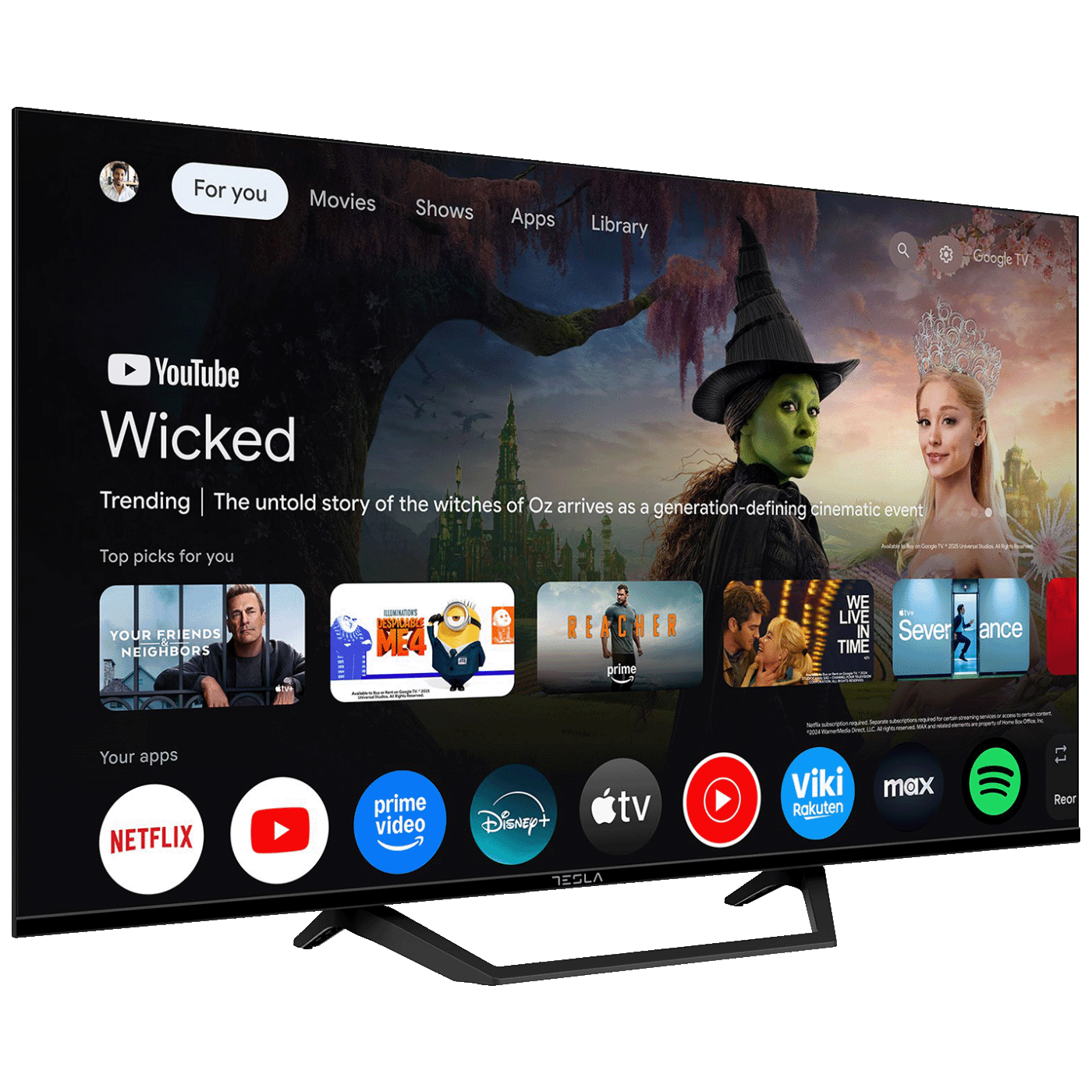 Tesla Televizor Smart LED FullHD 43", Google TV - 43E655BFS - Image 3