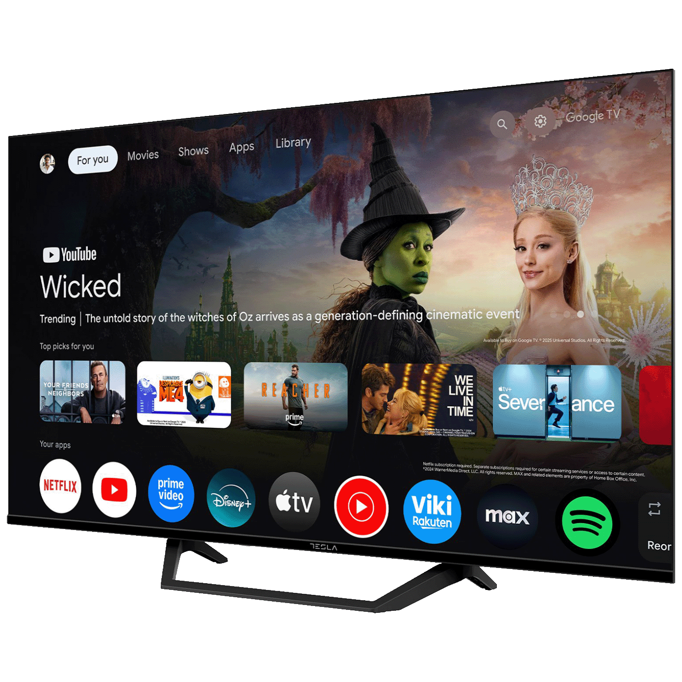 Tesla Televizor Smart LED FullHD 43", Google TV - 43E655BFS - Image 4