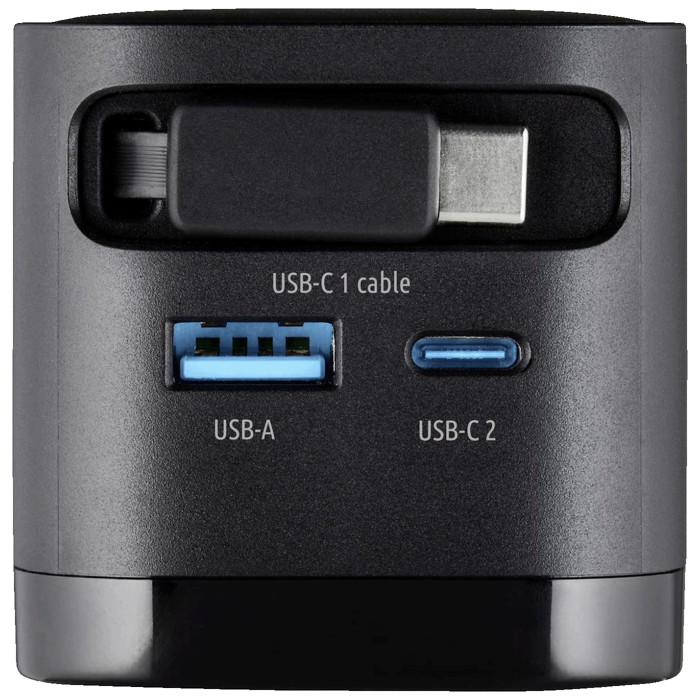 (Intenso) Punjač kučni sa type C kabelom, brzi, 1xUSB-A, 1xUCB-C, 65W - Power Adapter W65ACIC GaN Black - Image 5