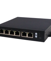 Amiko Home PoE mrežni switch, 6 port RJ-45, 4 PoE, rack ugradnja  - POE SWITCH 4CH+2