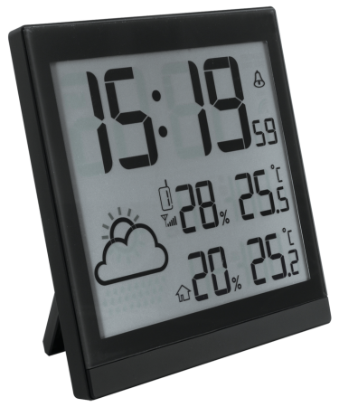 home Vremenska stanica sa satom i bežičnom vanjskom jedinicom - HCW 24