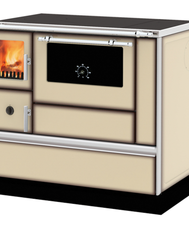 Alfa Plam Šporet na čvrsto gorivo 8kW, desna, krem - ALFA 90H DOMINANT
