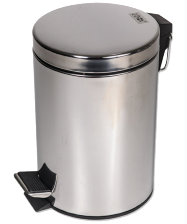 Zilan Kanta za smeće sa pedalom, 12 l, INOX - ZLN6904