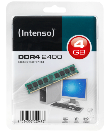 (Intenso) Memorija DDR4 4GB@2400MHz, CL17 - DDR4 Desktop 4GB/2400MHz